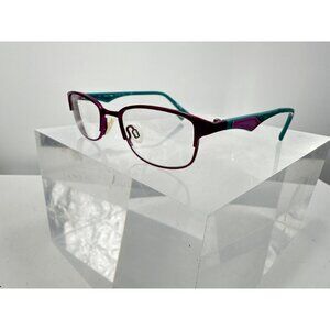 Flexon Kids Eyeglasses Frames VIRGO 664 Blue Purple Rectangular 45-18-125 (K)